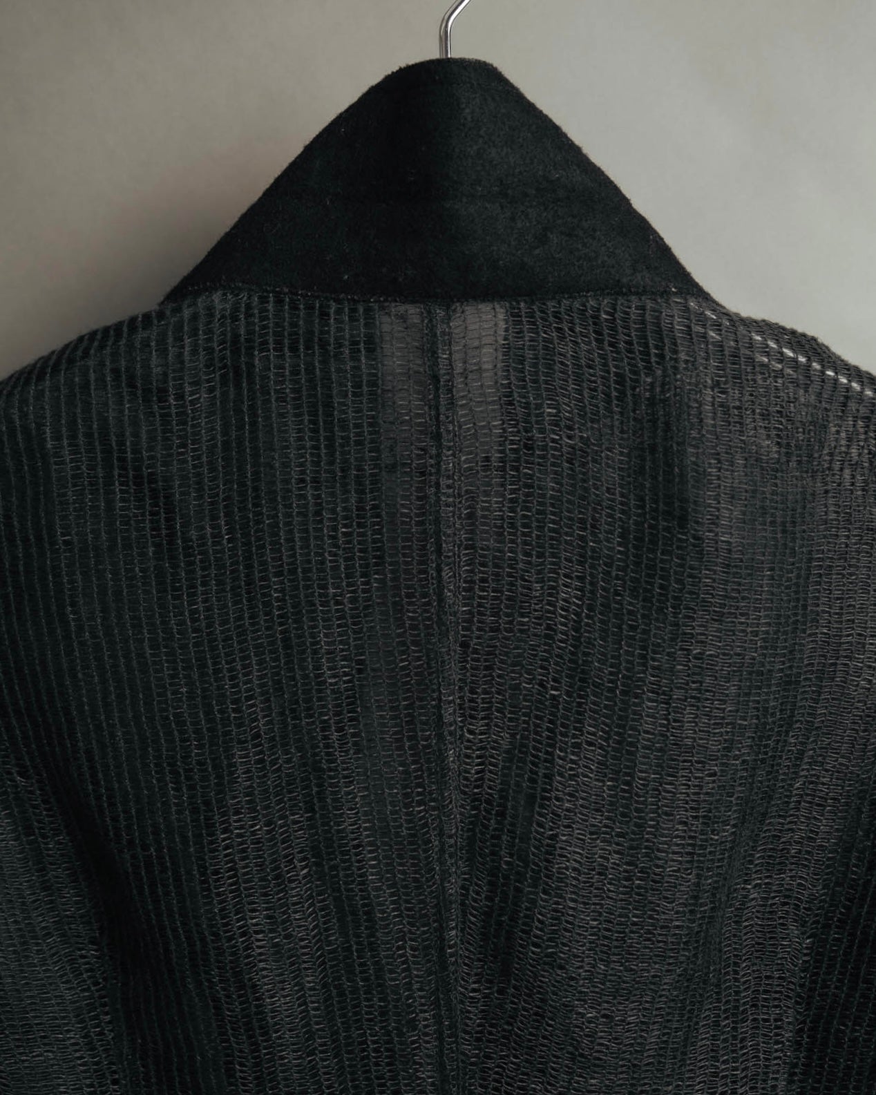 -SPECIAL- “Rick Owens” 2000’s Open weave shawl cardigan