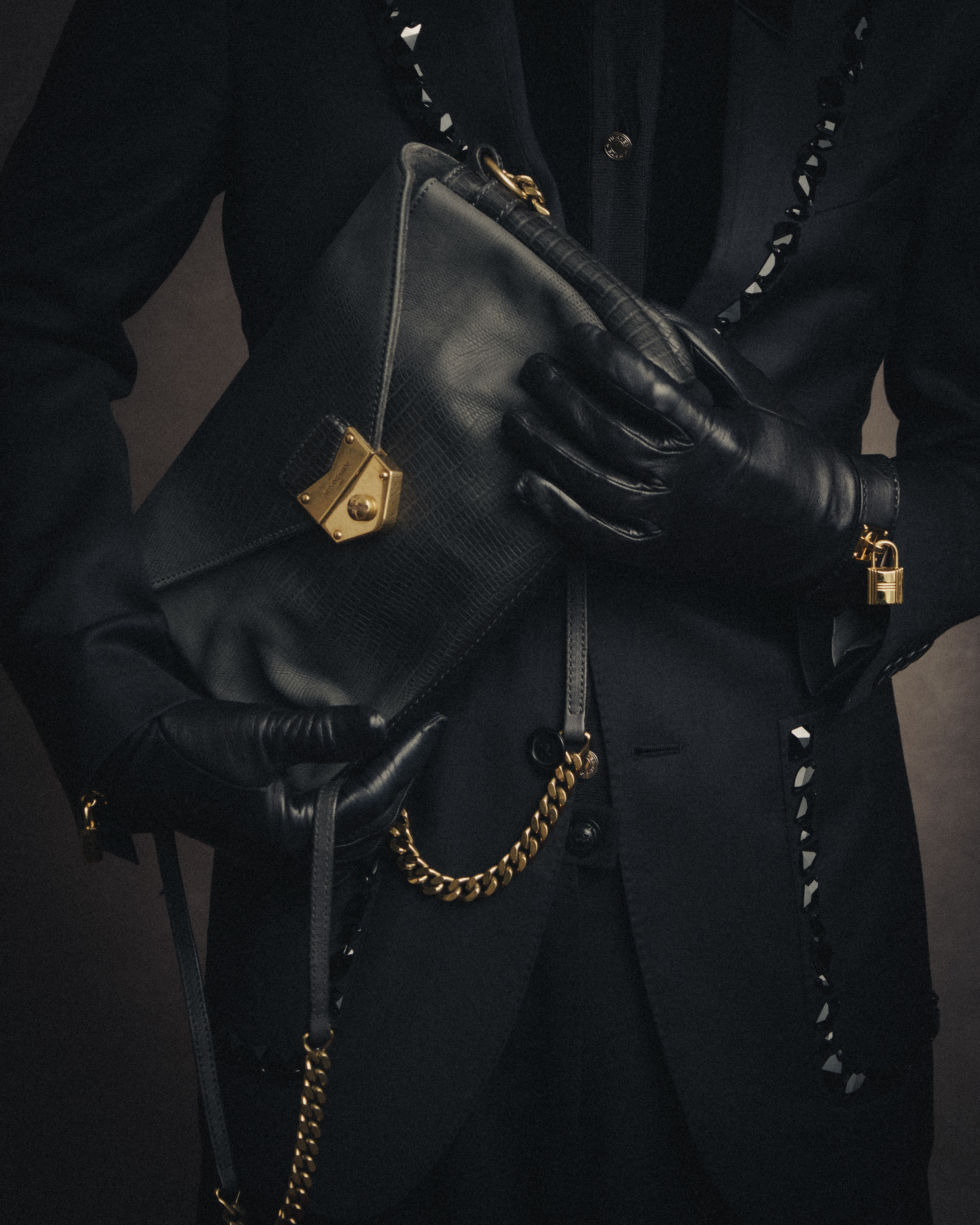 YVES SAINT LAURENT (イヴ・サンローラン) - リザード型押し YVES SAINT LAURENT (イヴ・サンローラン) - リザード型押し