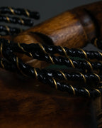 "MAISON MARGIELA" Twisted cord design brass bangle