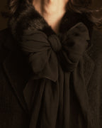 –SPECIAL– "HERMES"
98-03’s mink fur chiffon bow tippet