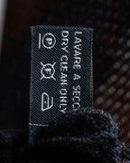 "GUCCI" Ombre stripe pattern fringe design silk long stole