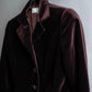 "BALENCIAGA" Velvet beautiful shaped tailored jacket