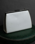 "YVES SAINT LAURENT" Clasp design chain shoulder patent leather bag