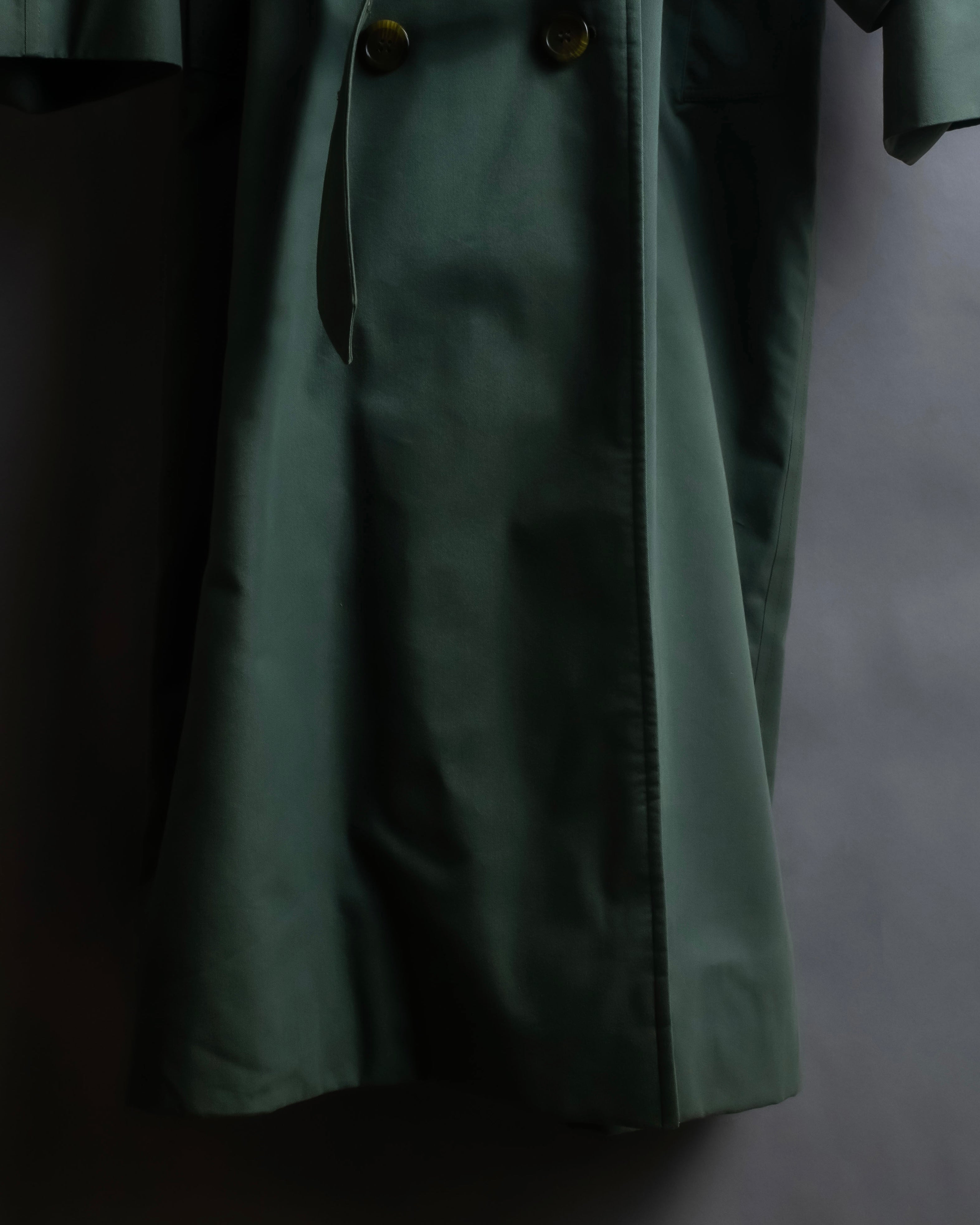 "BURBERRYS" Military detail oversized belted trench coat