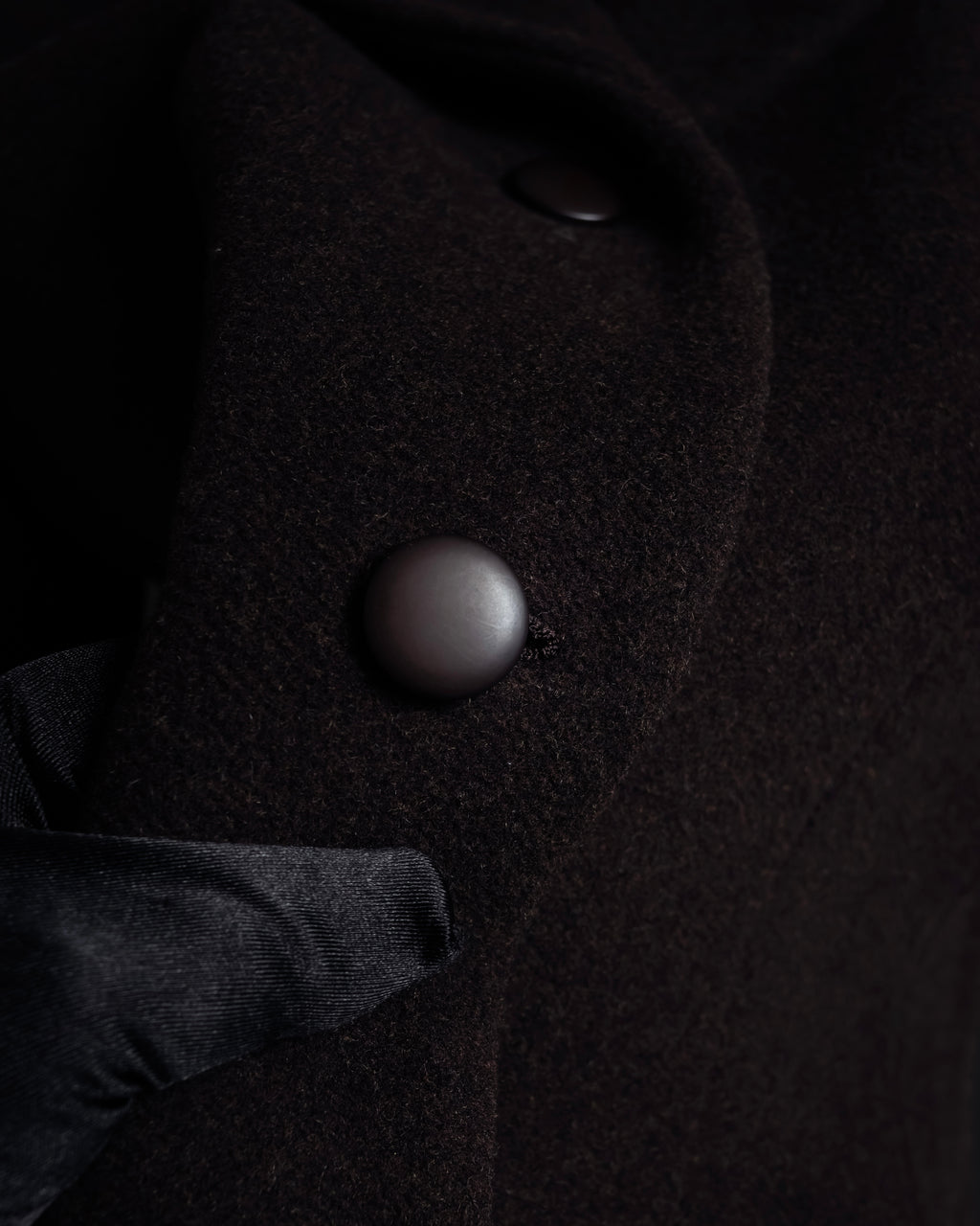 "miss Chloe" Fur collar switching design wool coat