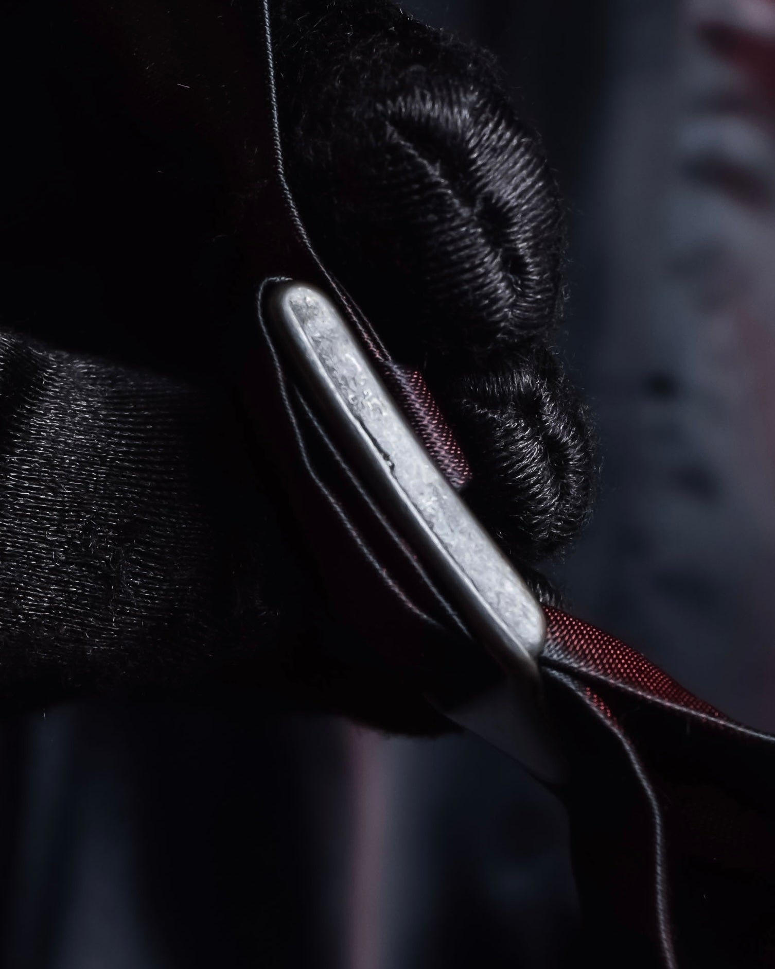 "GIORGIO ARMANI" Deep satin backed tailored wool vest