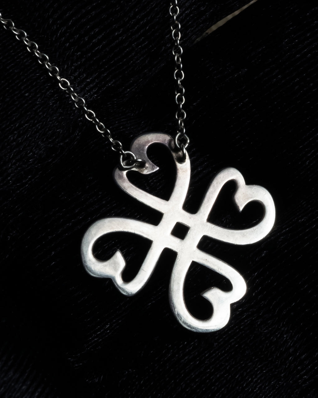 "Tiffany&Co" Clover motif silver 925 necklace