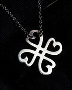 "Tiffany&Co" Clover motif silver 925 necklace