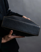 "LOEWE" Textured leather one handle bag