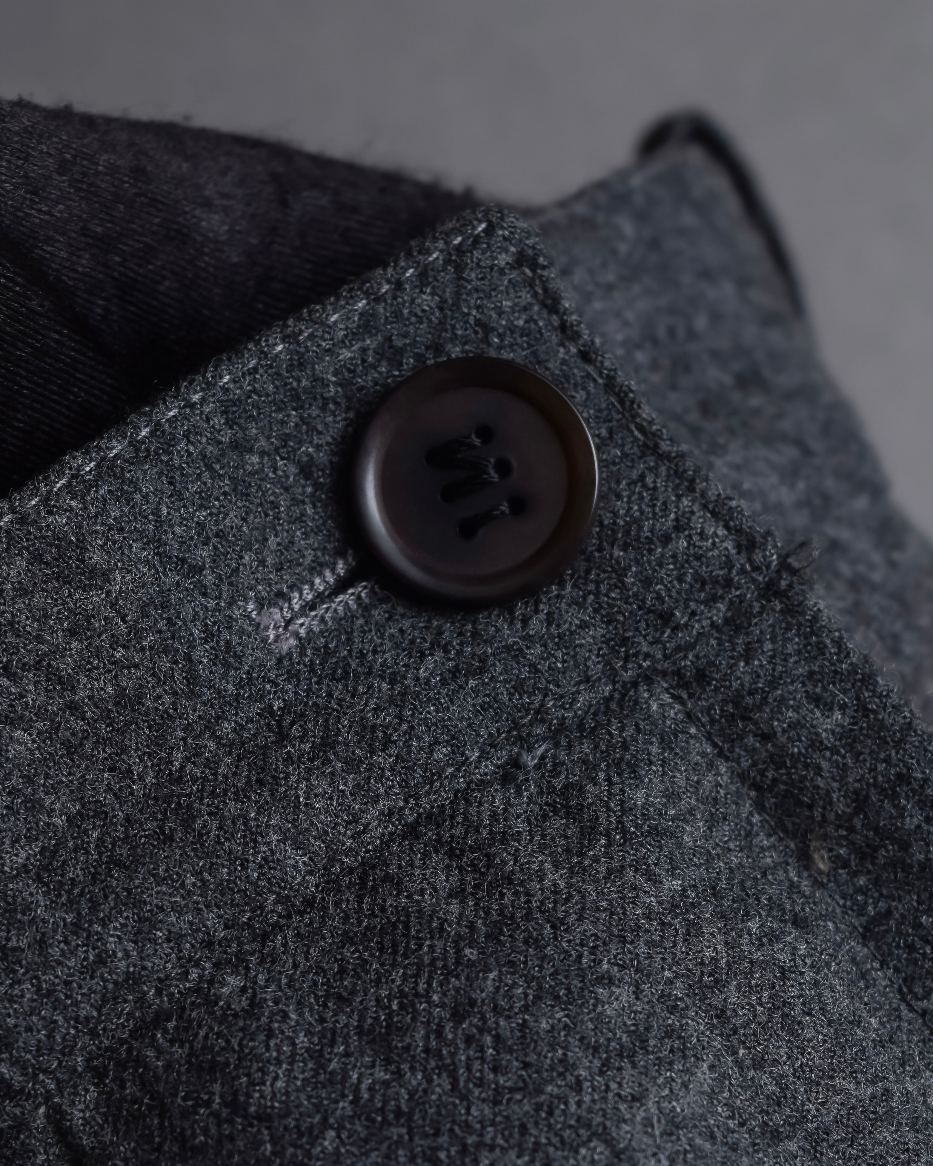 "HERMES" Margiela period semi-flared wool skirt