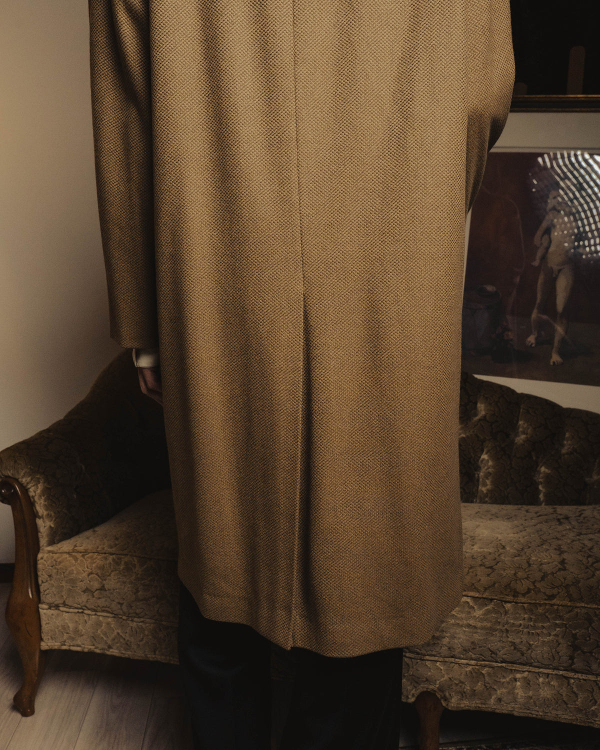 "Christian Dior" 80's-00's Classically tailored balmacaan coat