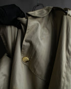 "BURBERRYS" Classic military detail maxi length trench coat