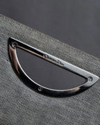 "Christian Dior" Malice Pearl Series greige color canvas shoulder bag