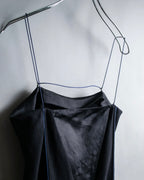 "BALENCIAGA" Piping material switching camisole