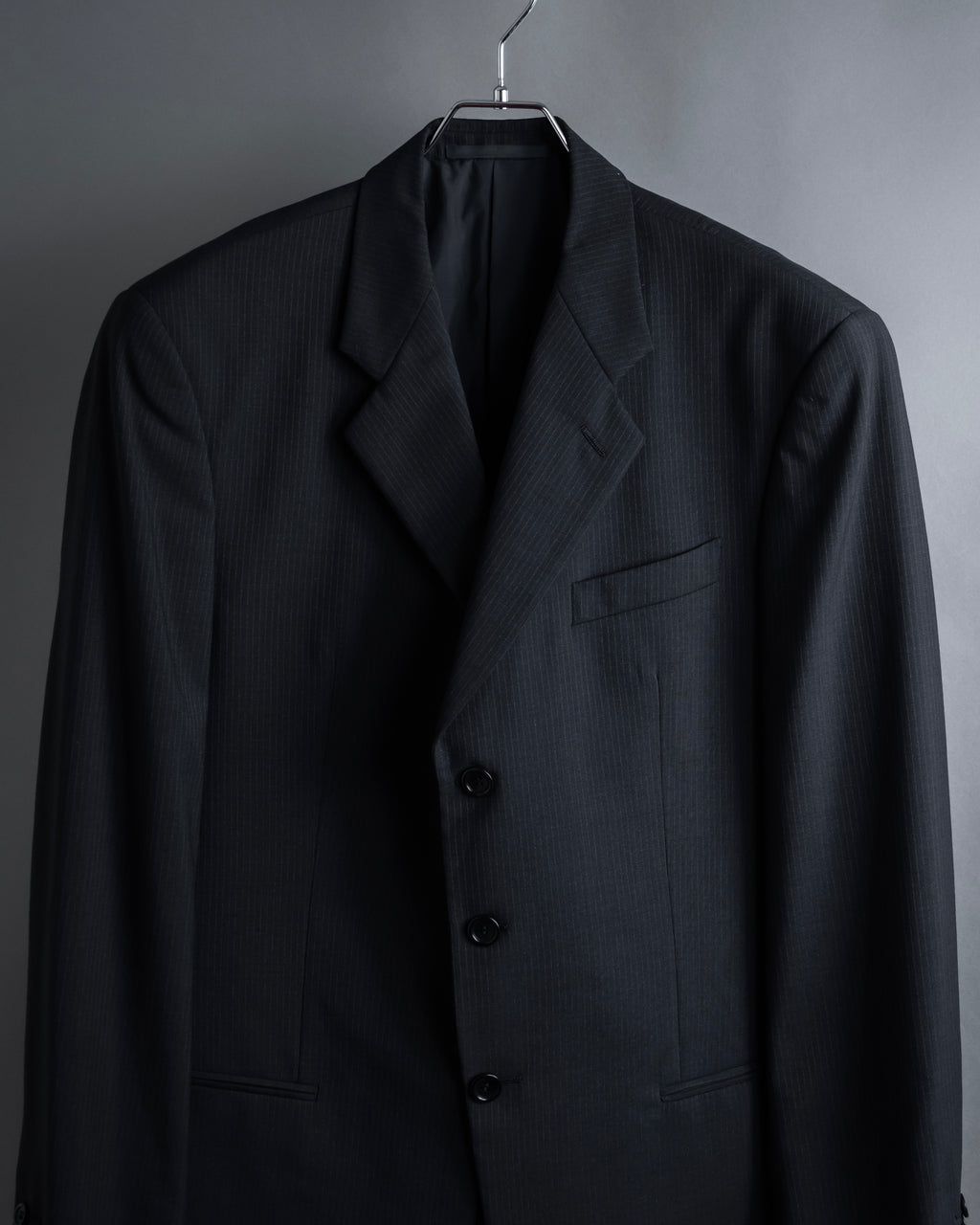 "ARMANI COLLEZIONI" Notched drape classically tailored jacket