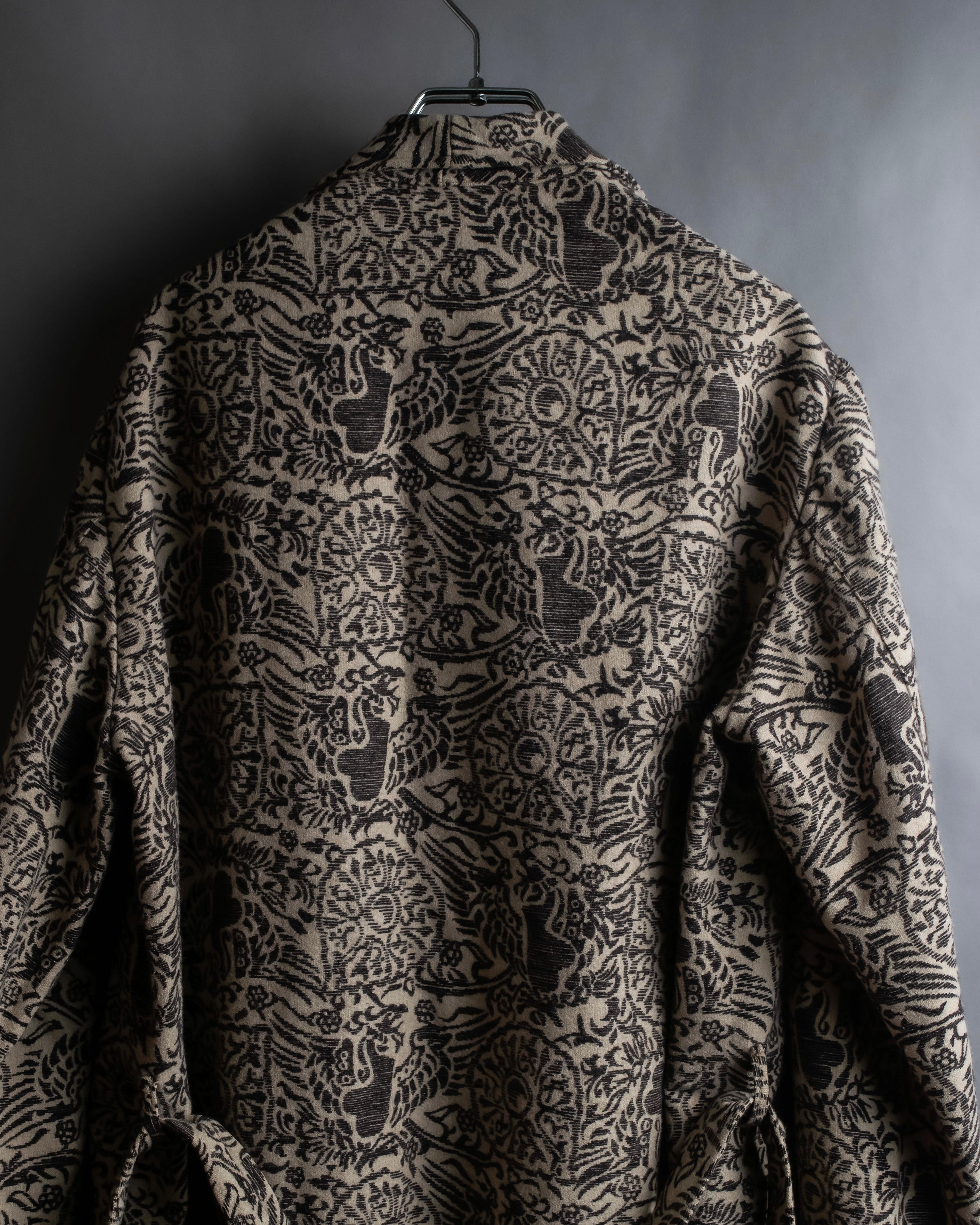 Vintage gobelin oversized gown coat