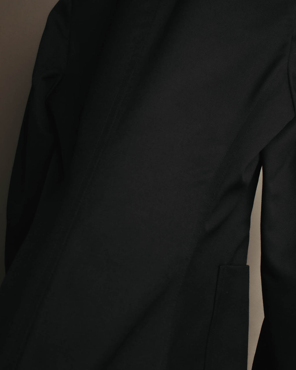 "GR 816" 90's Minimal black tailored blazer