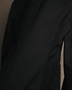 "GR 816" 90's Minimal black tailored blazer