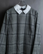"MACKINTOSH" Glen check pattern straight line dress