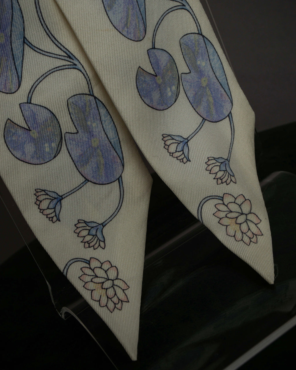 "HERMES" Un Jardin Sur le Nil silk twilly scarf