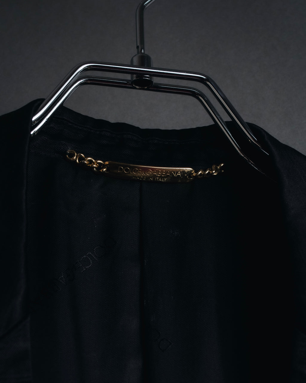 Blazer entallado brillante de los años 00 de DOLCE & GABBANA