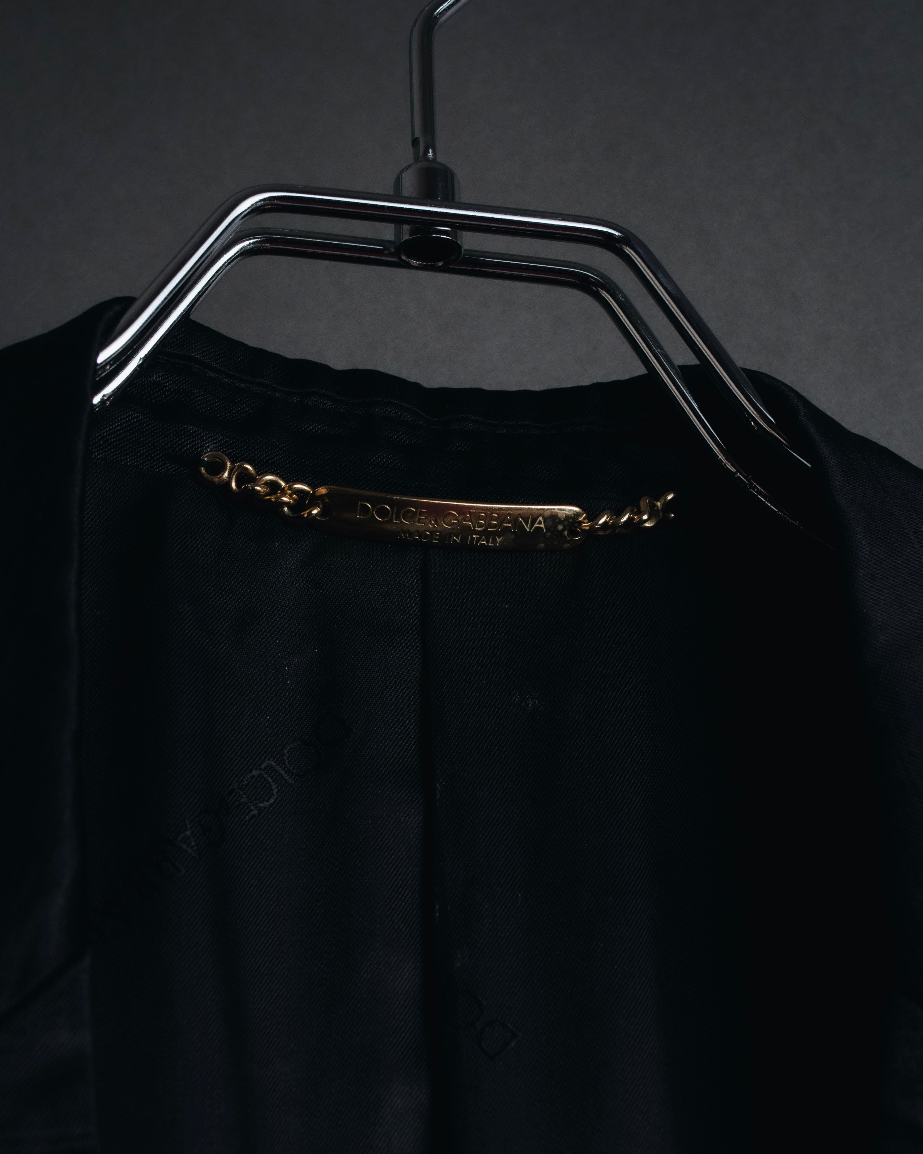 Blazer entallado brillante de los años 00 de DOLCE & GABBANA