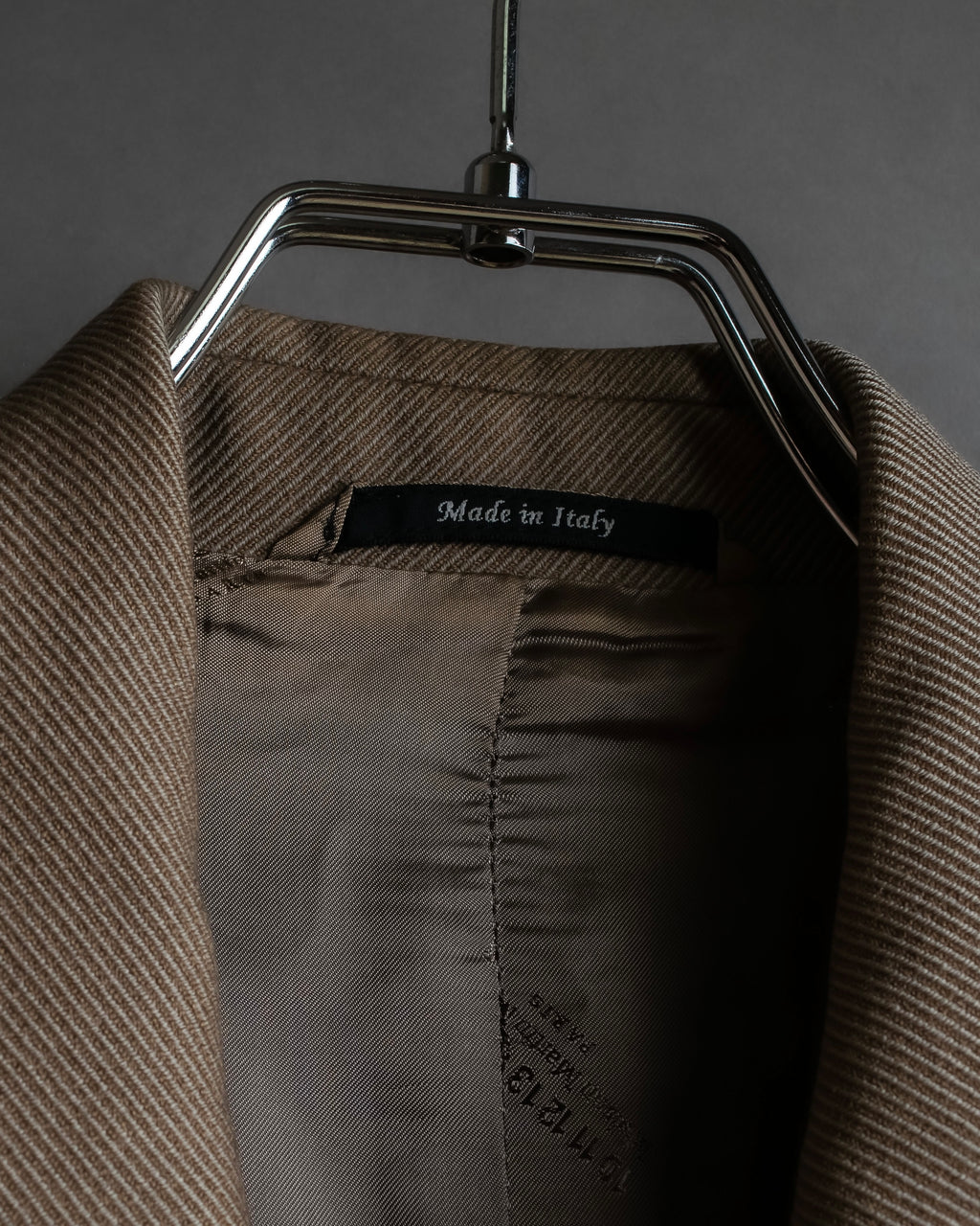 "MAISON MARGIELA" 13AW structured mid-length tailored coat
