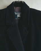 "Burberrys" 80's Classic double breasted wool cashmere maxi coat