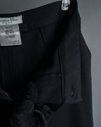 "Christian Dior Boutique Paris" Beautiful waistline wide silhouette Slacks