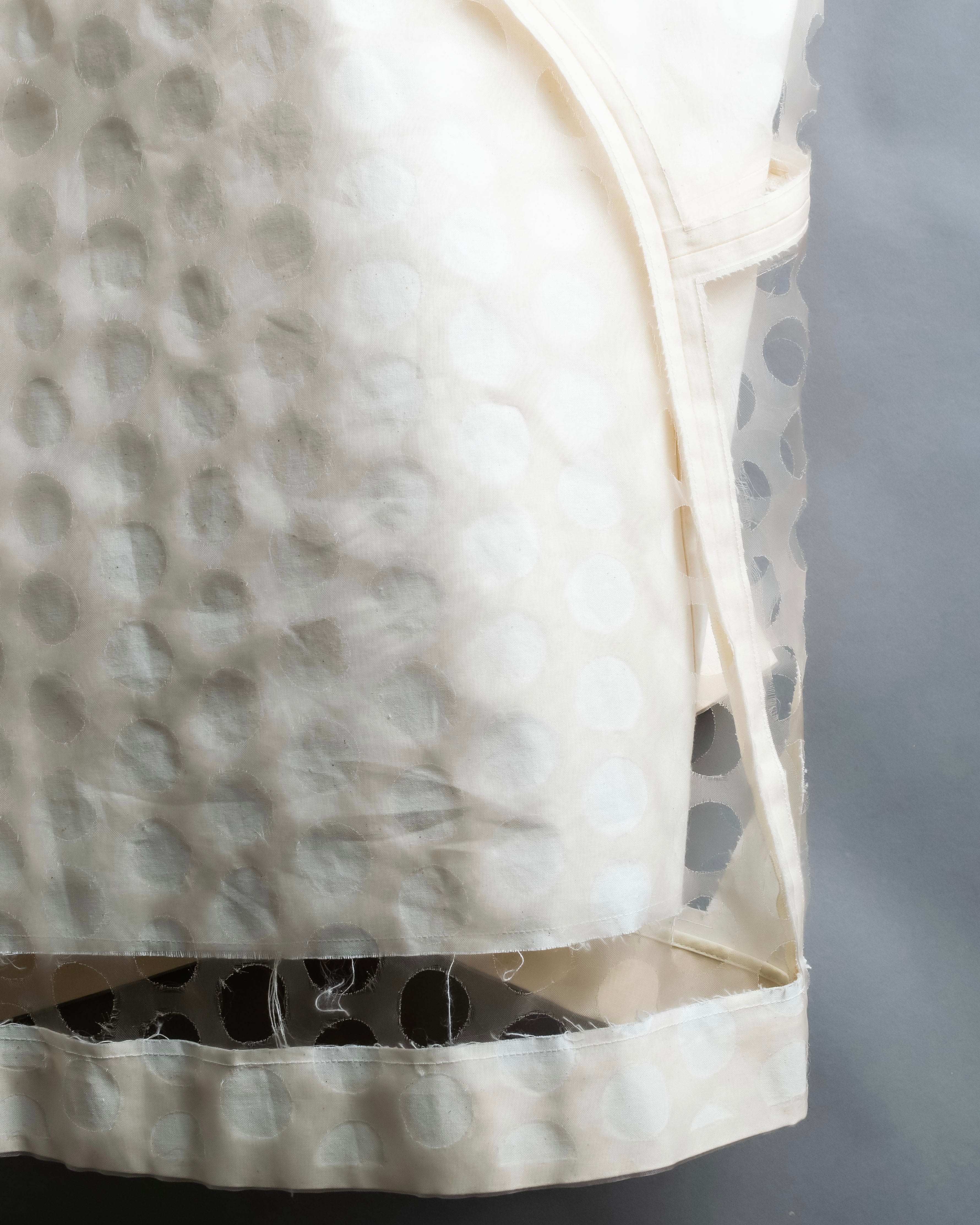 "MAISON MARGIELA" 20SS Polka dot tulle layered skirt