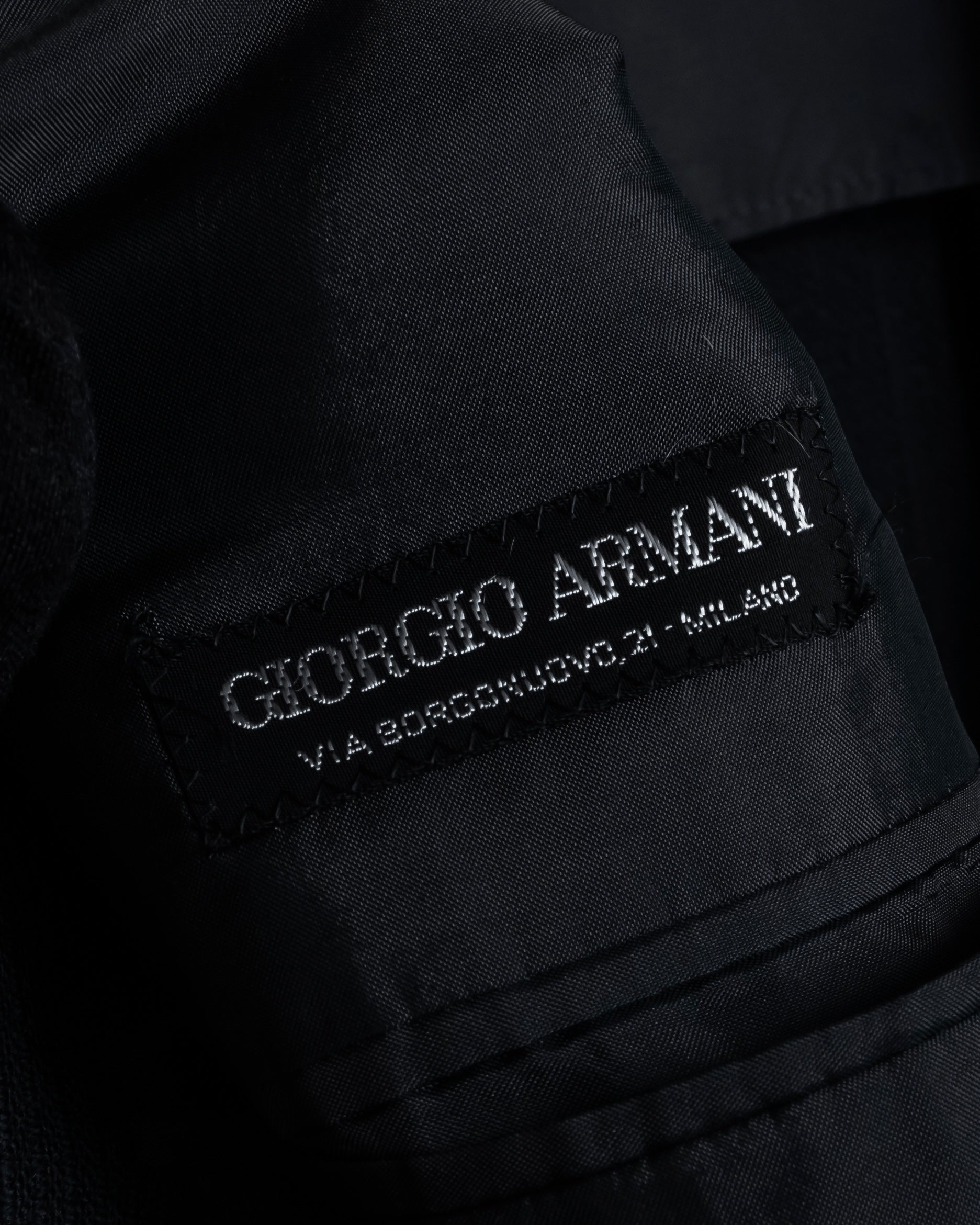"GIORGIO ARMANI"Double-breasted classic tailoring set up