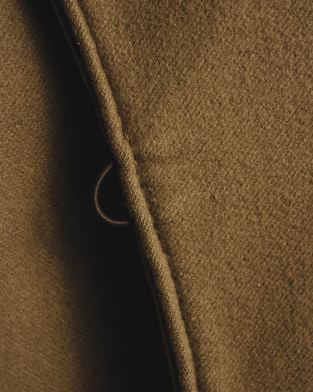 “GUCCI” 00’s-10’s Cashmere-blend leather-trimmed belted long coat