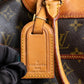 "LOUIS VUITTON" Deauville monogram pattern boston hand bag