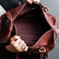 "Cartier" Horizontal design Bordeaux color boston bag