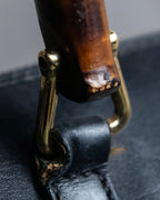 "GUCCI" Bamboo design horizontal shoulder bag