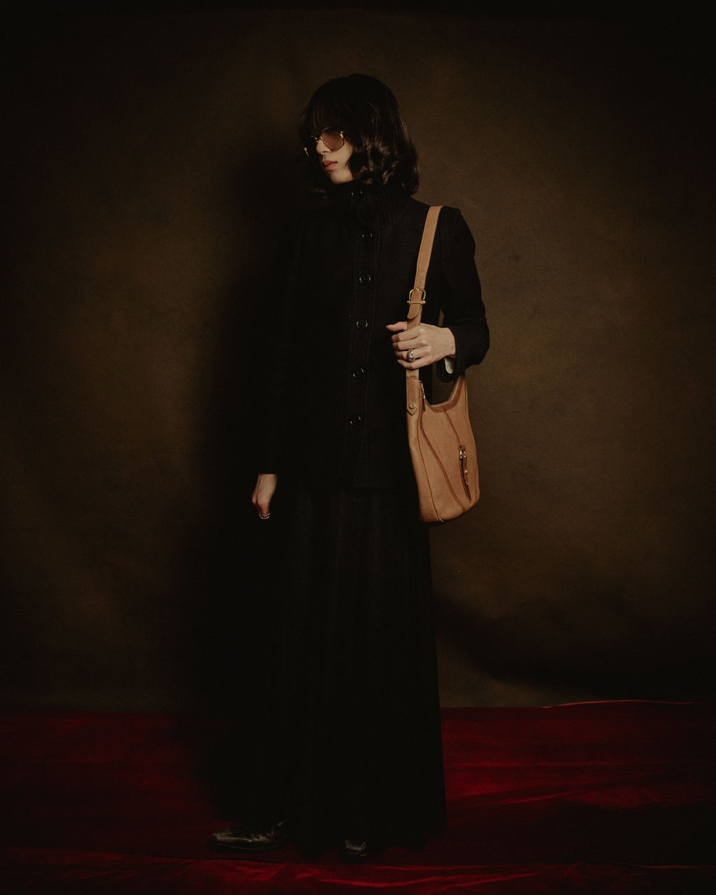 –SPECIAL– "Martin Margiela" 00’s rib knit collar wool cashmere jacket