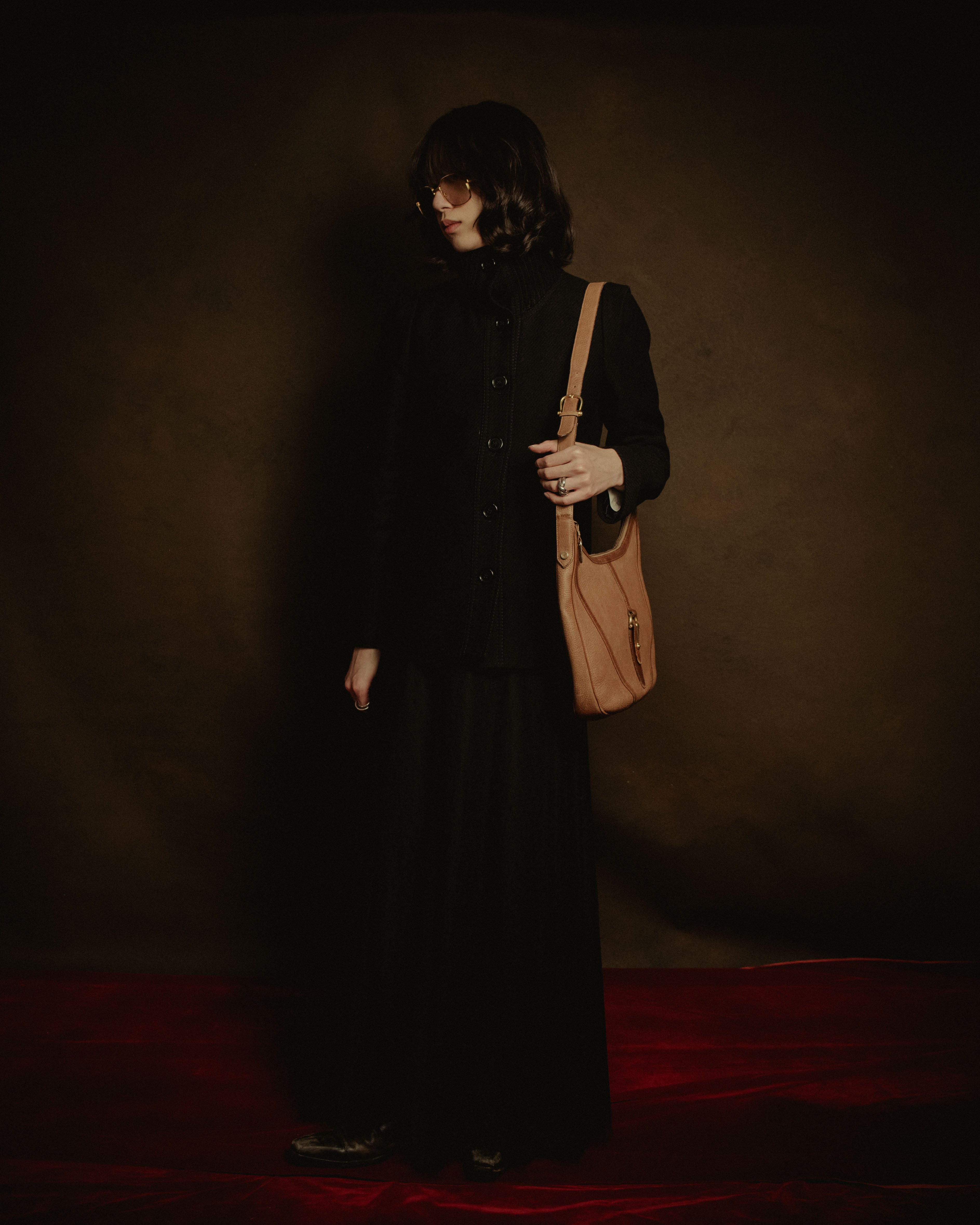 –SPECIAL– "Martin Margiela" 00’s rib knit collar wool cashmere jacket