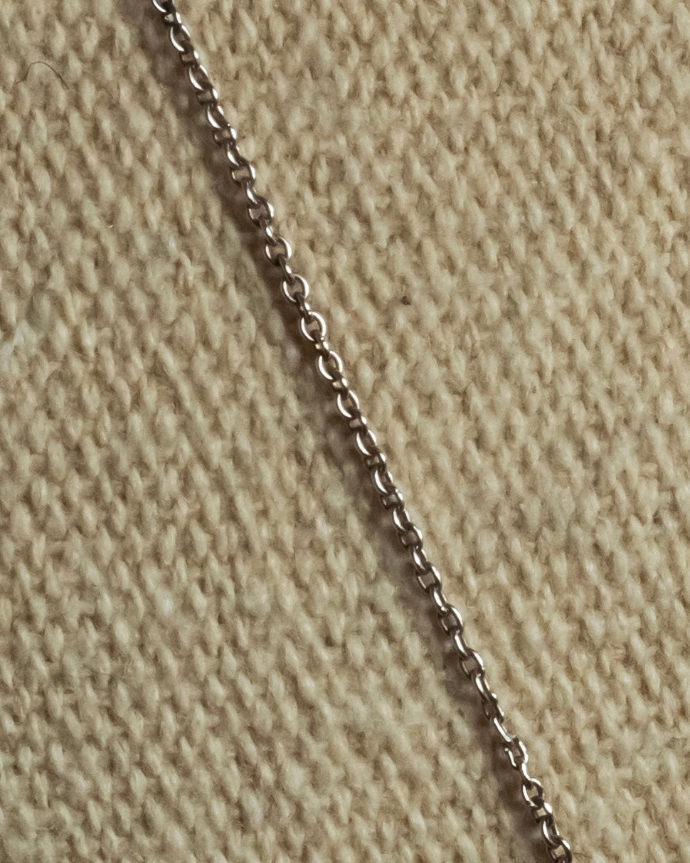 "Tiffany&Co" Elsa Peretti double teardrop motif pendant