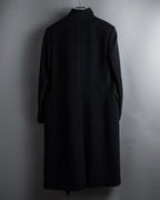 "Max Mara" 90's Asymmetrical front long chester coat