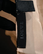 "LOEWE" 00’s-10’s sheer anagram jacquard logo scarf