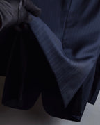 "HERMES" Pinstripe relaxed tailored jacket