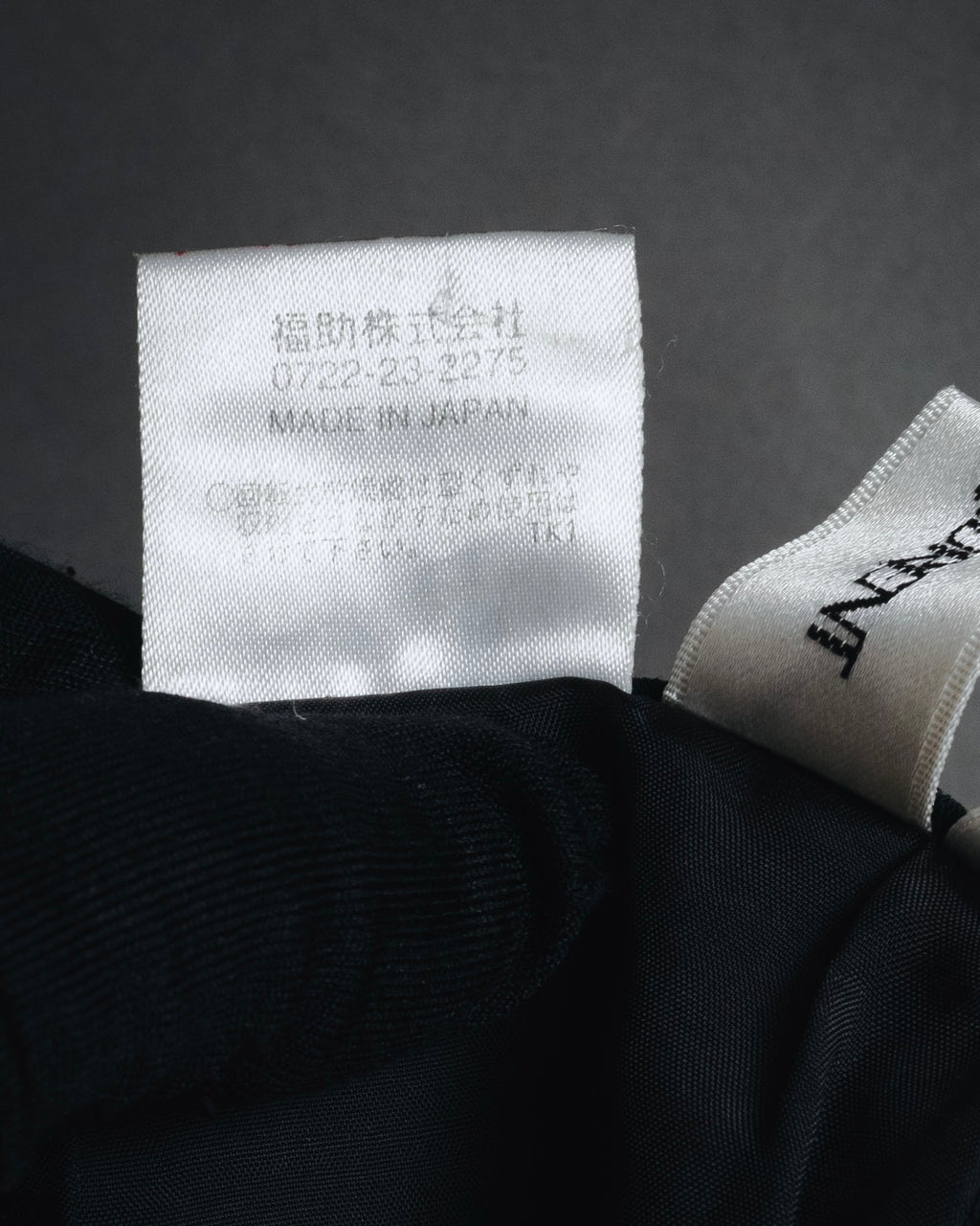 "YVES SAINT LAURENT" Elegant draped tailored slacks