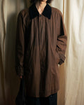 "COMME des GARCONS HOMME"
03AW corduroy collar design stand collar long coat