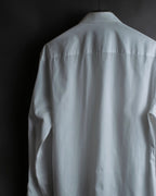 "GIVENCHY" Bosom panel design white shirt