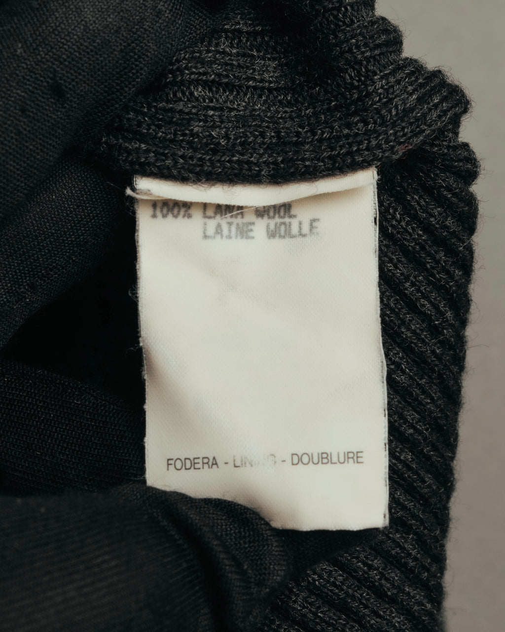 “GUCCI” 90’s-00’s Ribbed knit cardigan with gold buttons