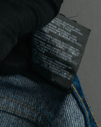 “Balenciaga” 2016-18’s tapered denim pants with neon back patch
