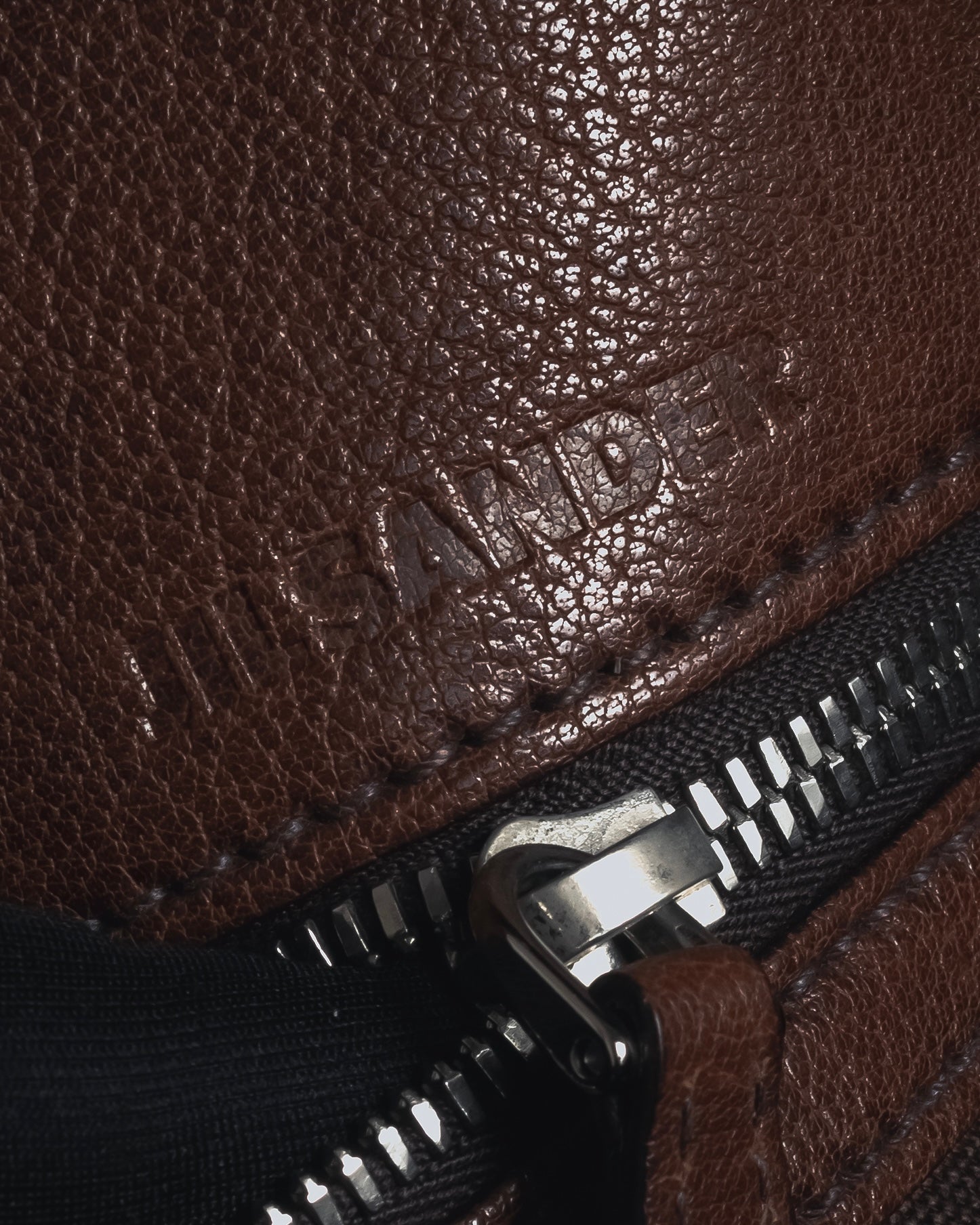 "JIL SANDER" 90’s-00’s Functional pocket leather satchel bag