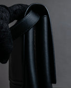 "JIL SANDER" Minimalist design leather shoulder bag