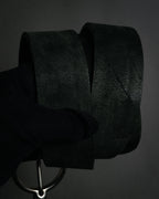 "GUCCI" 90’s-00’s Horsebit buckle leather belt