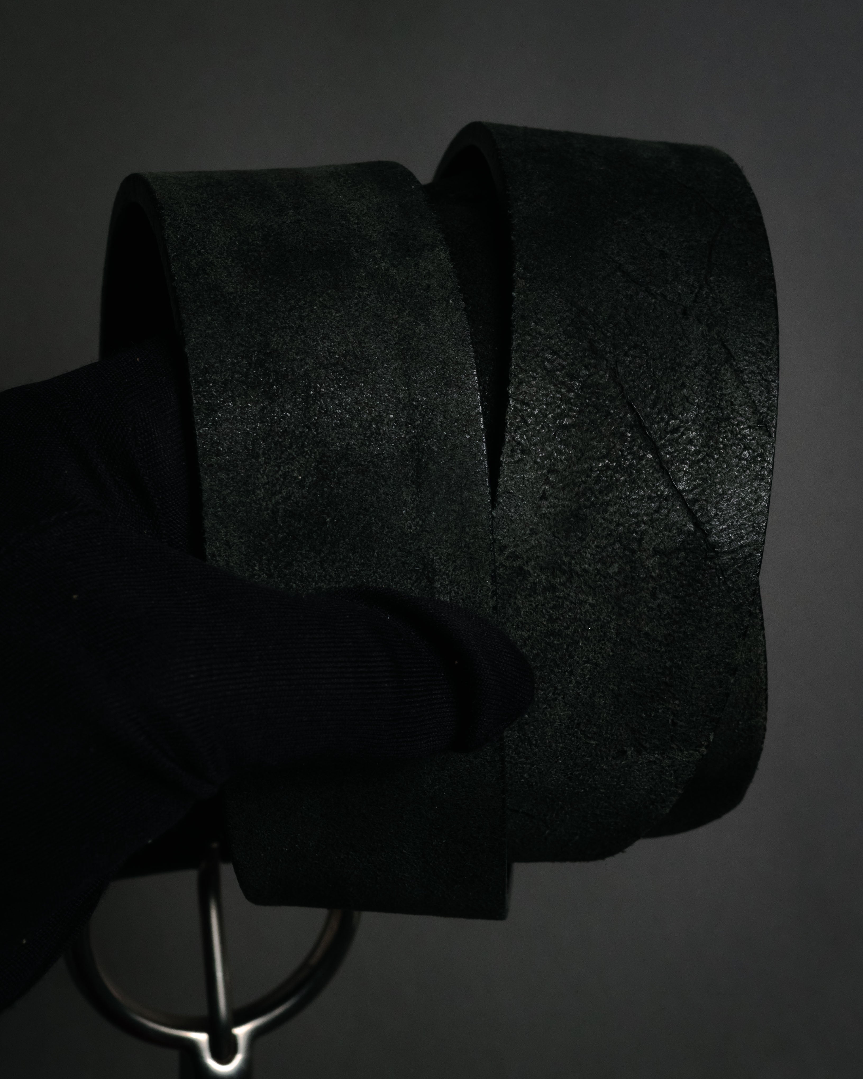 "GUCCI" 90’s-00’s Horsebit buckle leather belt